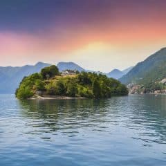 Avond bij Isola Comacina