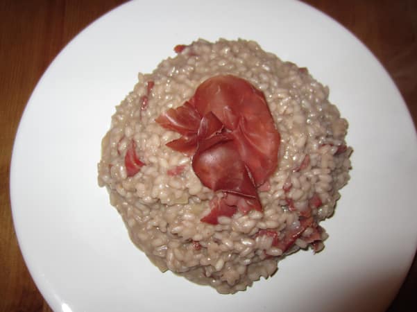 Risotto, sassella, bitto en bresaola
