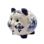 Spaarpot Delfts blauw