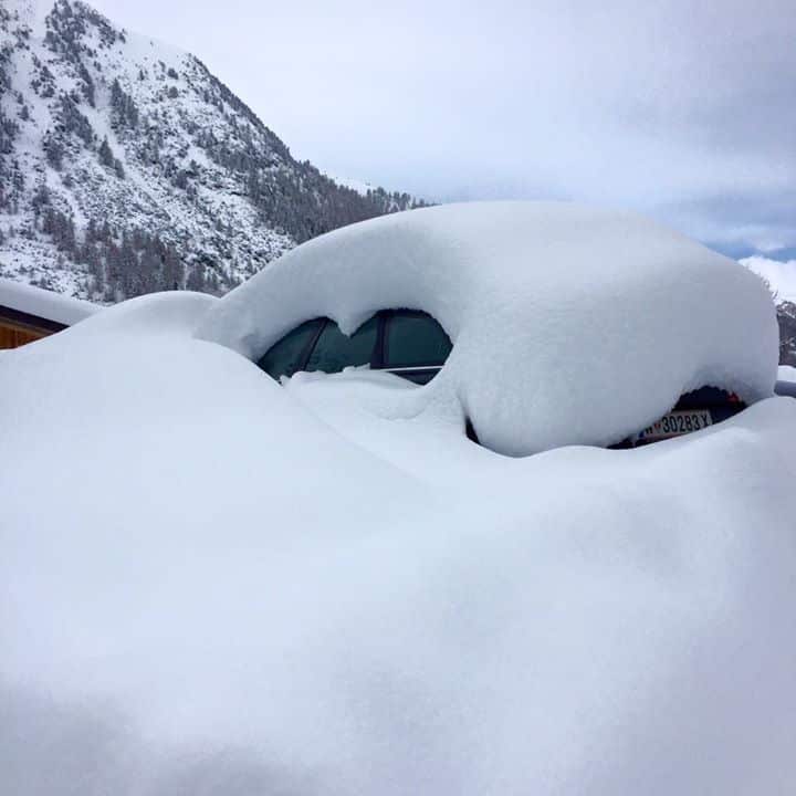 Sneeuwval Livigno 06/03/2016